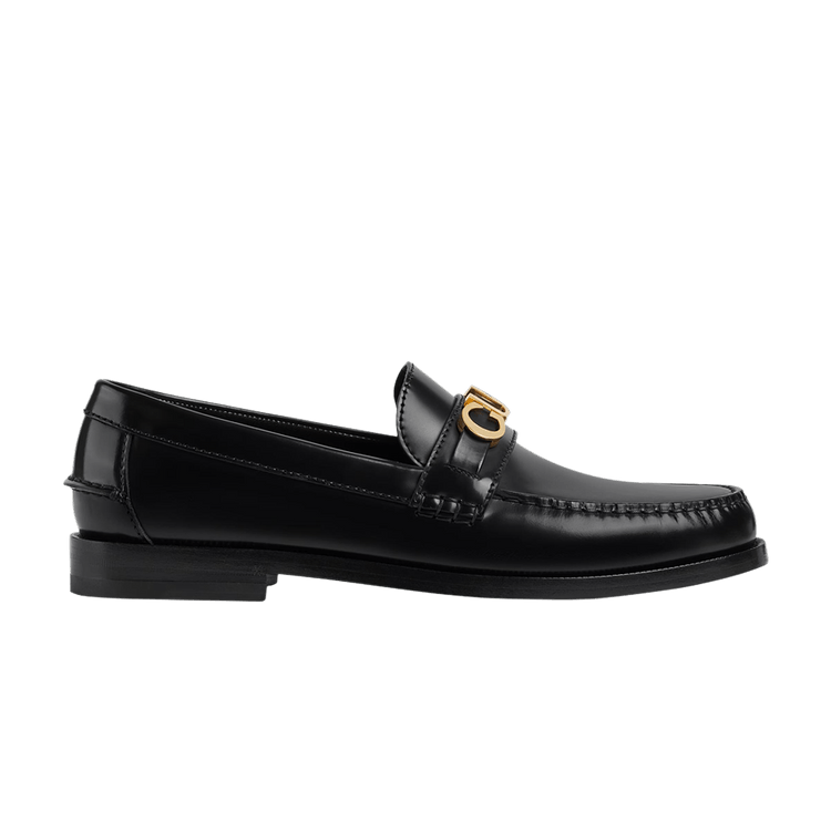 Gucci Cara Logo Snaffle Loafer Black