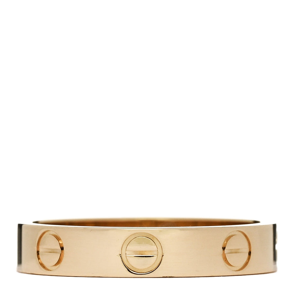 Cartier 18K Yellow Gold 3.5 mm LOVE Wedding Band Ring 53 6.5