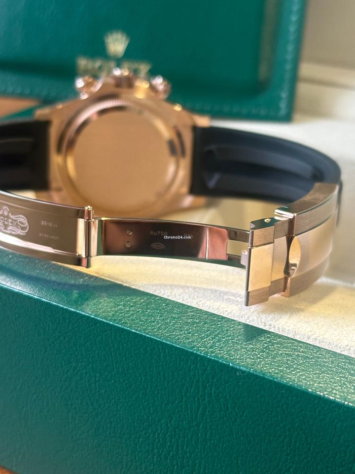 Rolex | Daytona | 126515ln-cm1-dc722 | Rose gold | 40 mm | Rubber | Black | Automatic