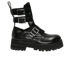 Alexander McQueen Wmns Rave Buckle Boot 'Black'