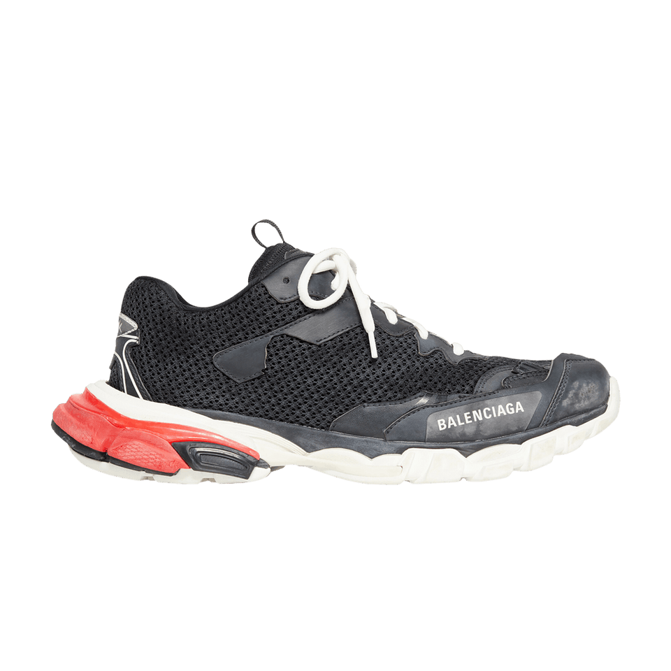 Balenciaga Track.3 Sneaker Worn-Out - Black Red