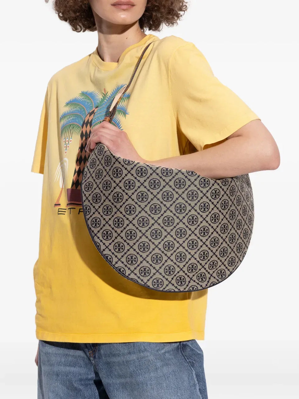 T Monogram Balloon tote bag