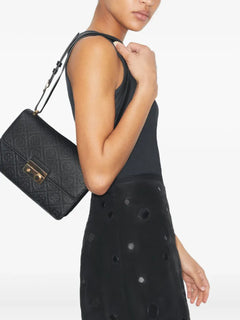 T-Monogram embossed leather shoulder bag