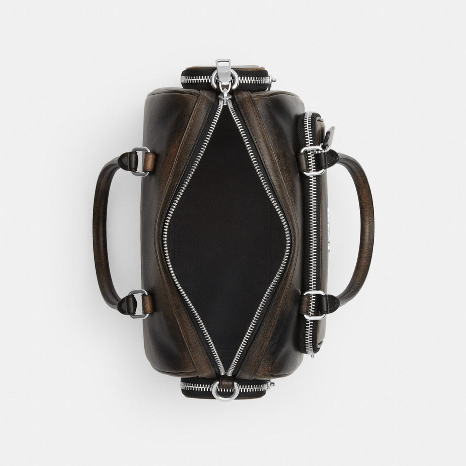 Rowan Satchel Bag With Pockets In Loved Leather