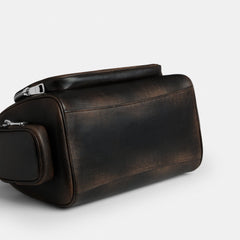 Rowan Satchel Bag With Pockets In Loved Leather