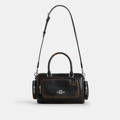 Rowan Satchel Bag With Pockets In Loved Leather