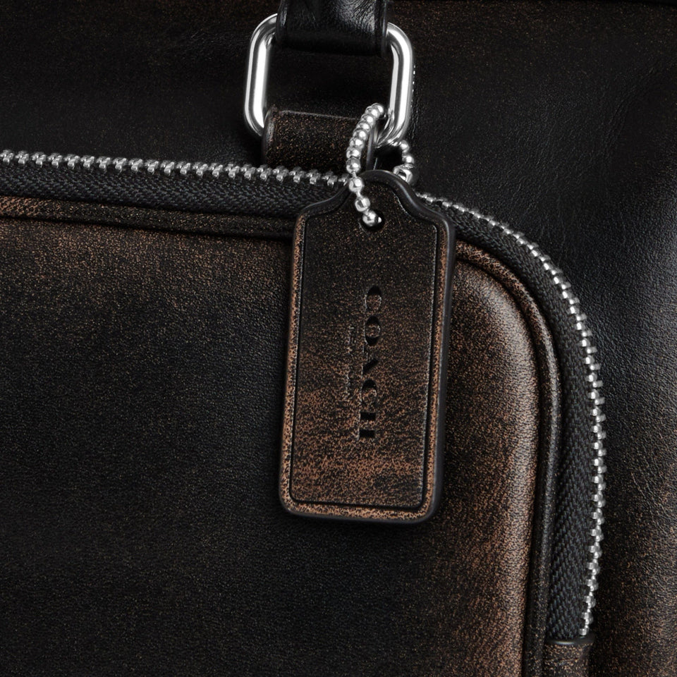 Rowan Satchel Bag With Pockets In Loved Leather