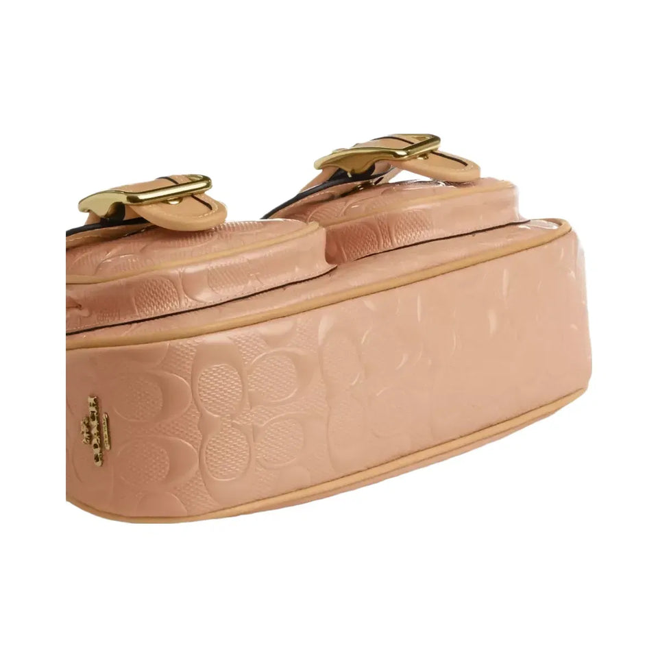Coach Ashton Shoulder Bag In Signature Leather in Gold Faded Blush