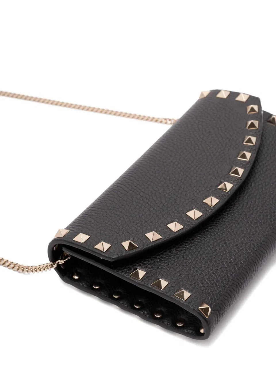 rockstud-embellished chain shoulder bag