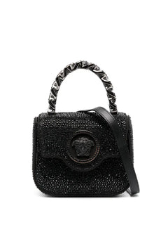 La Medusa crystal-embellished mini bag