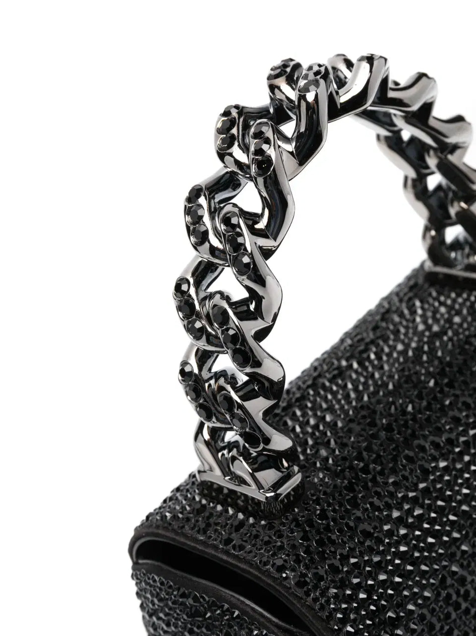 La Medusa crystal-embellished mini bag
