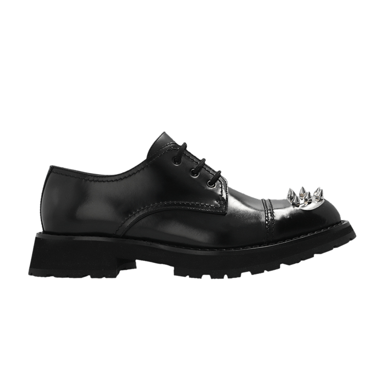 Alexander McQueen Punk Stud Derby Black