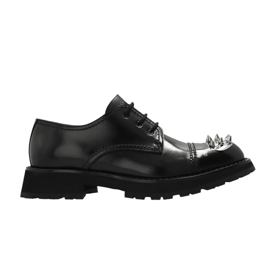 Alexander McQueen Punk Stud Derby Black