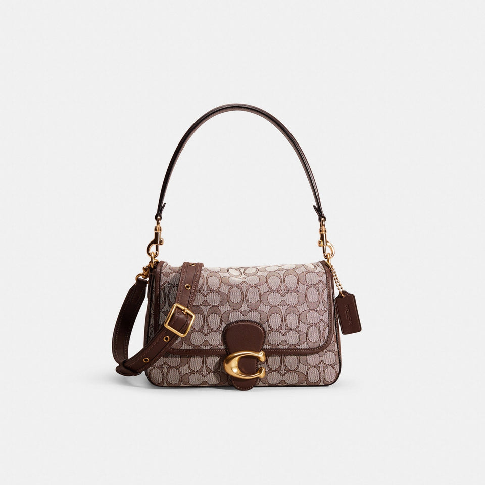 Restored Soft Tabby Shoulder Bag In Signature Jacquard