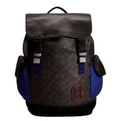 Restored Rivington Backpack In Signature Canvas With Coach Patch