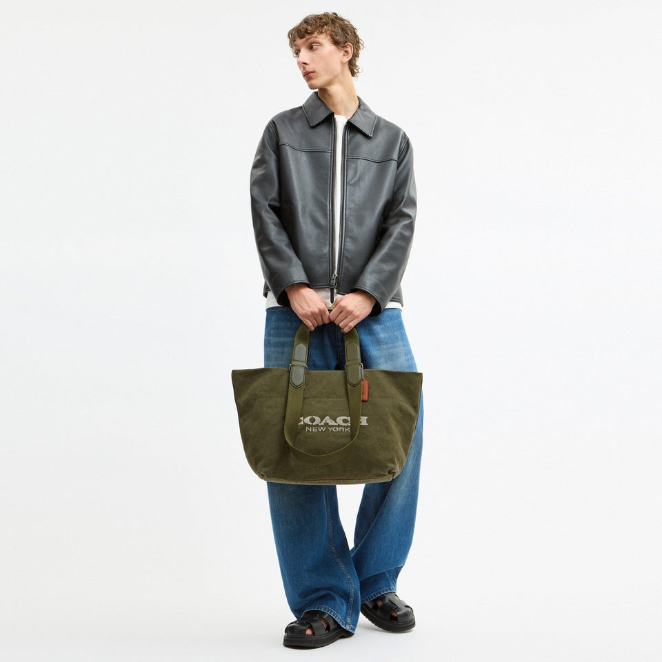 Small Tour Tote Bag In Regenerative Cotton
