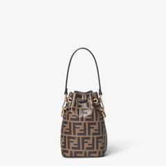 Brown leather mini-bag