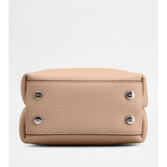 Tods Micro Bag In Leather Pink