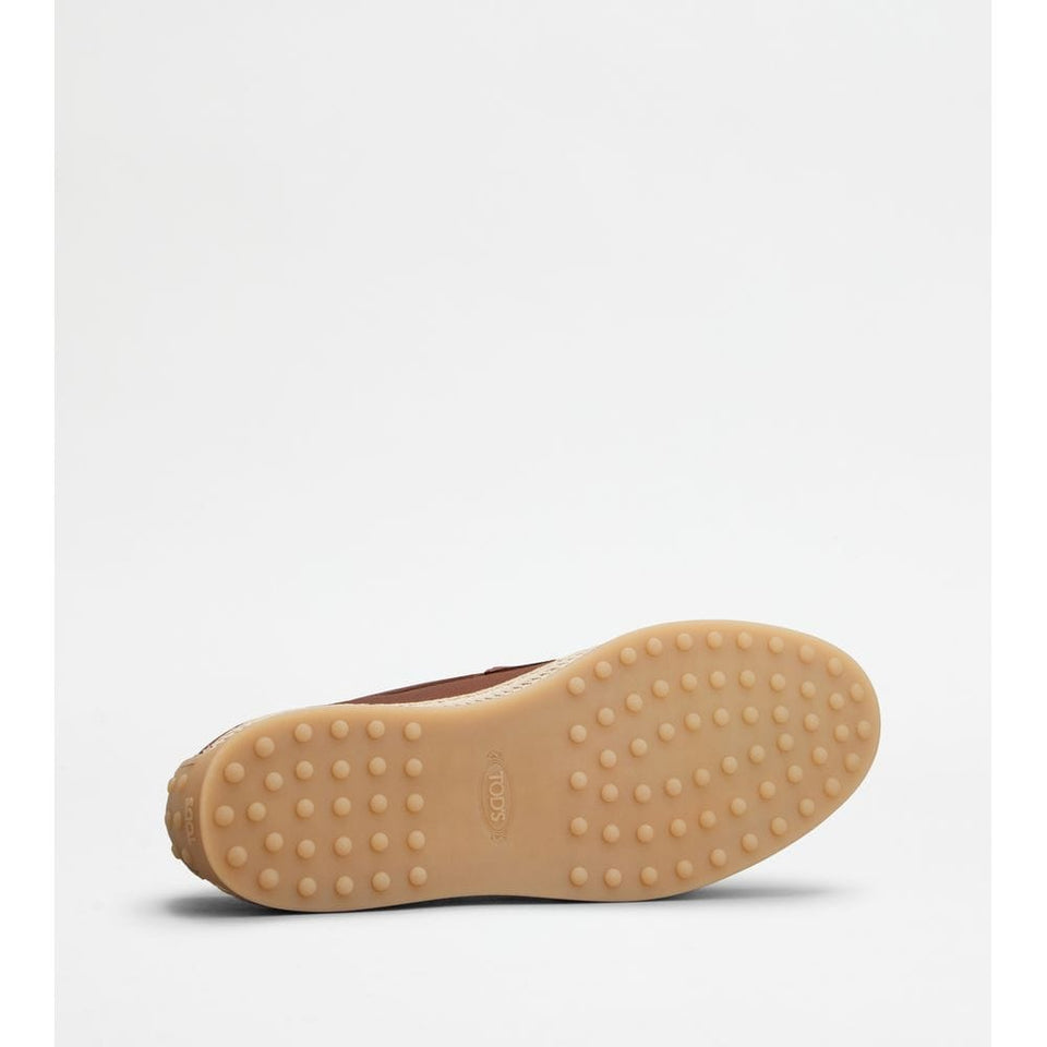 Tods Loafers In Leather Brown Mens