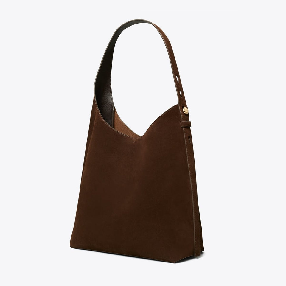 Suede Hobo Bag