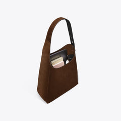 Suede Hobo Bag