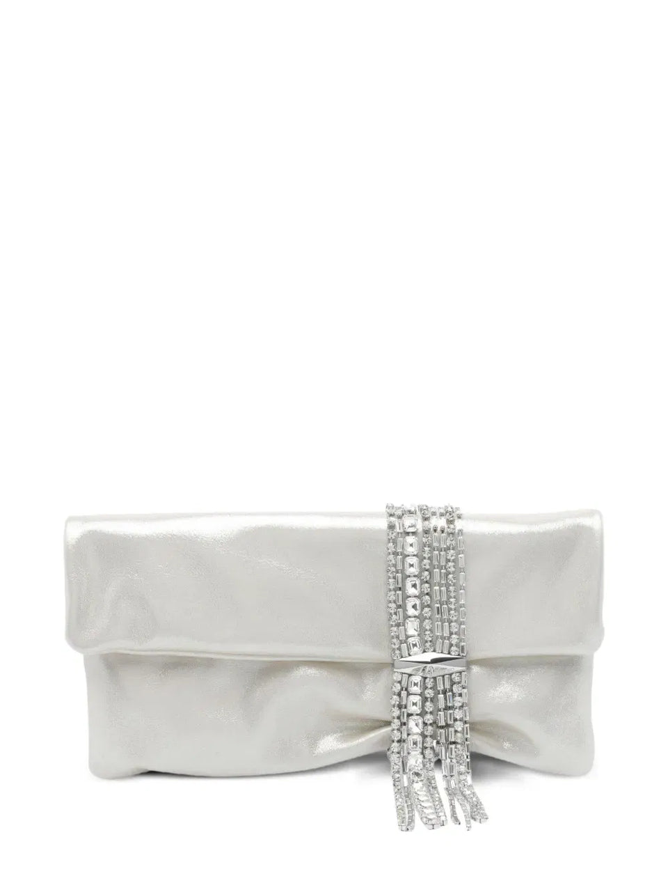 medium Zandra crystal-embellished clutch bag