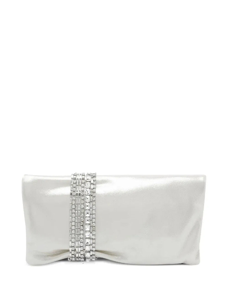 medium Zandra crystal-embellished clutch bag