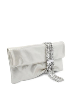 medium Zandra crystal-embellished clutch bag