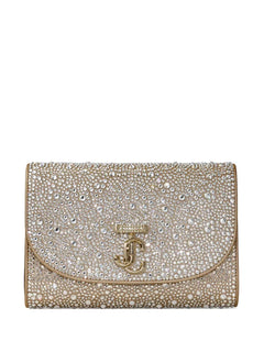 Curve embellished shoulder bag