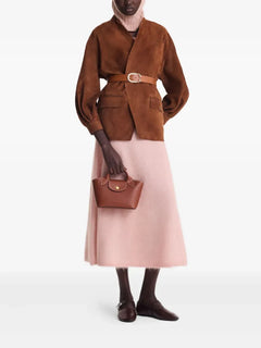 Épure textured leather mini bag