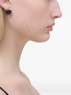 The Pavé Balloon Heart earrings
