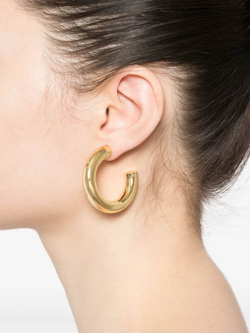 chunky hoop earring