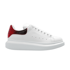 Alexander McQueen Wmns Oversized Sneaker 'Gradient Croc - White Welsh Red'