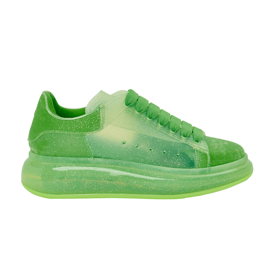 Alexander McQueen Wmns Oversized Sneaker 'Transparent - Acid Green'