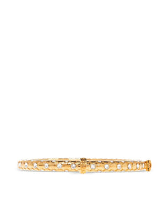 Greca-engraved bracelet