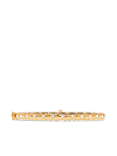 Greca-engraved bracelet