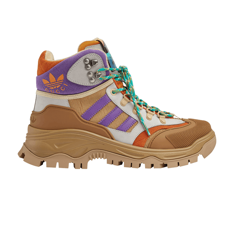 Adidas x Gucci Wmns Lace Up Boot 'Brown Purple'