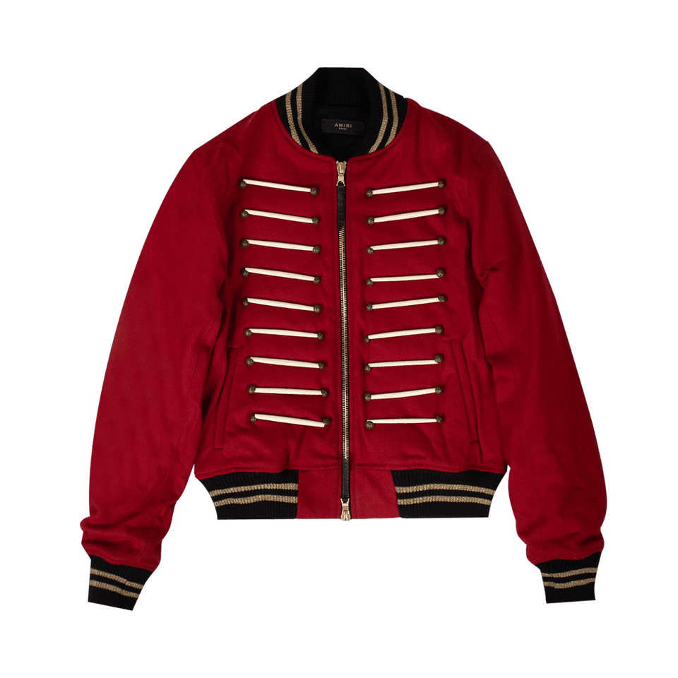 Amiri Forever Wool Bomber Red