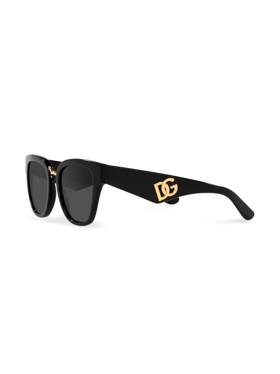 round-frame logo-plaque sunglasses