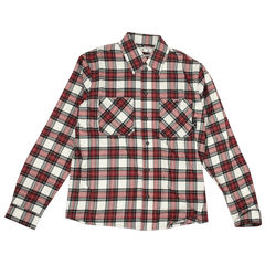 Off-White Check Arrow Flannel Shirt Red