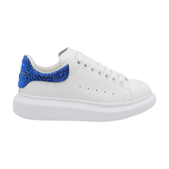 Alexander McQueen Oversized Sneaker Crystal Embellished - White Electric Blue Crystal