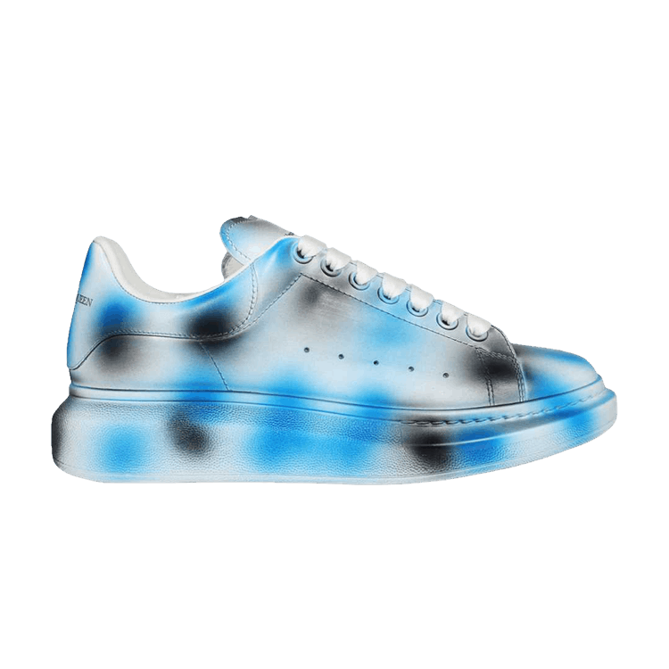 Alexander McQueen Oversized Sneaker Spray Paint - Black Blue