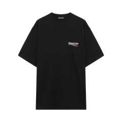 Balenciaga Logo Print T-Shirt Black