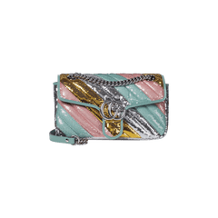 Gucci GG Marmont Small Sequin Shoulder Bag Multicolor