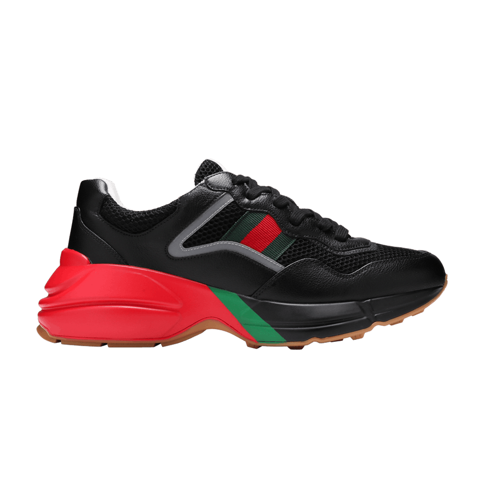 Gucci Rhyton Black Red Green Reflective