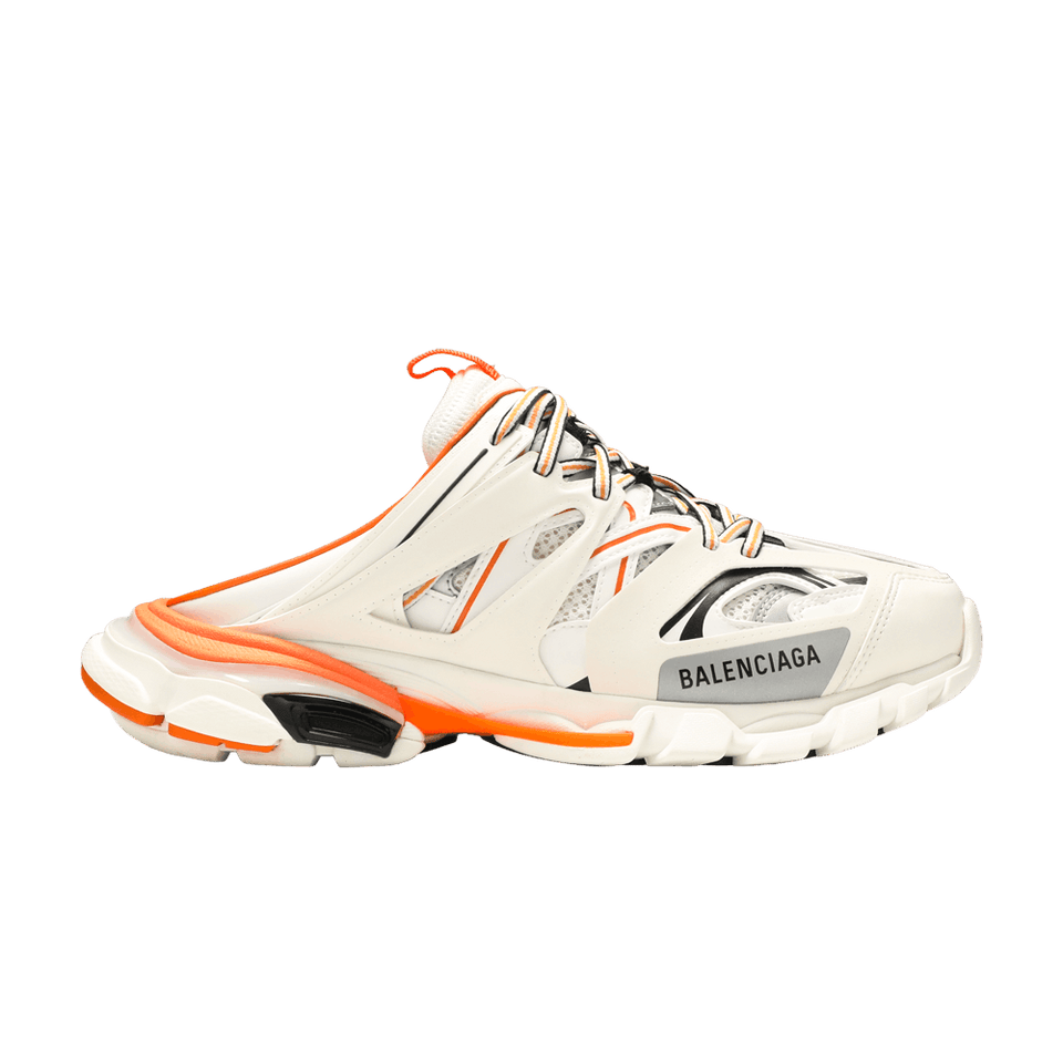 Balenciaga Track Mule White Orange