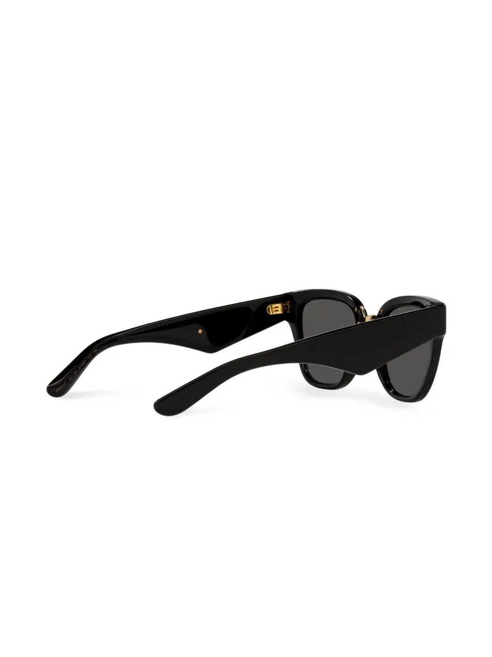 round-frame logo-plaque sunglasses