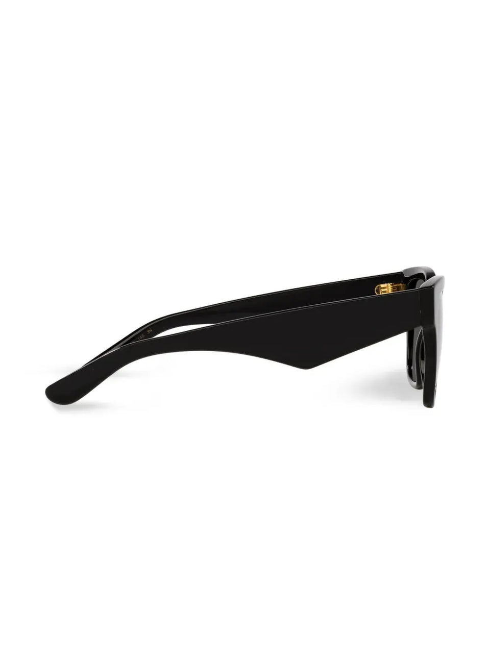 round-frame logo-plaque sunglasses
