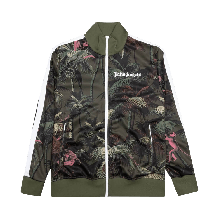 Palm Angels Jungle Classic Track Jacket Green