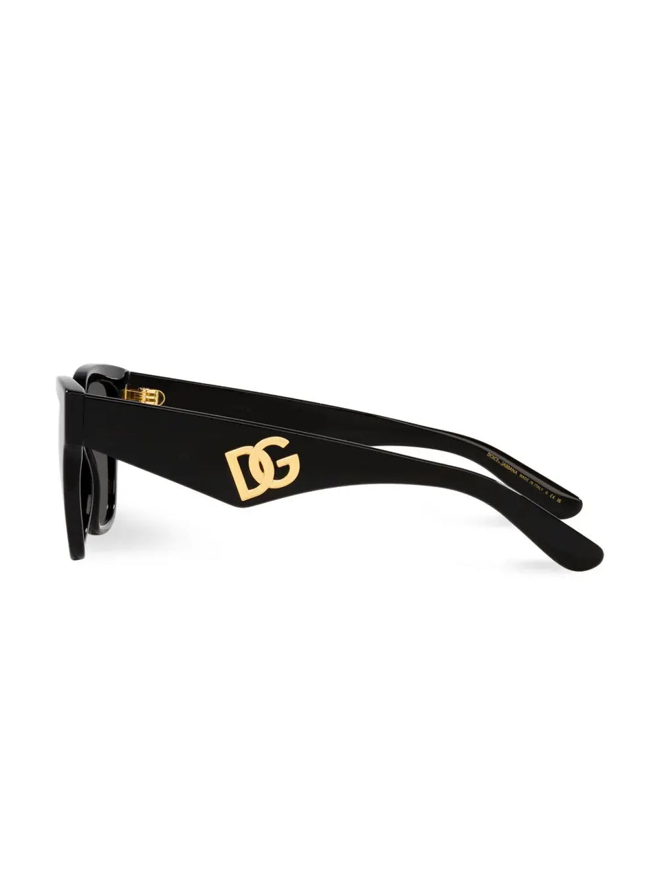 round-frame logo-plaque sunglasses